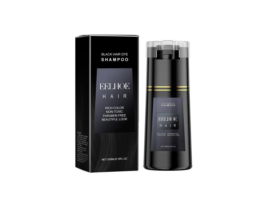 Shampoo Tintura Preto para Cabelo Worten