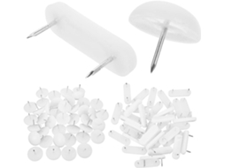 Shineofi 100 Unidades De Pregos Para Móveis, Protetores Antiderrapantes Para Pés De Móveis, Mesas, Cadeiras