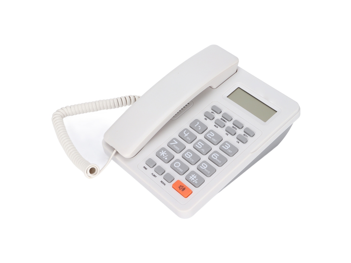 Telefone de Escritório Hotel LAXISCREED com Identificador de Chamadas Semihands free