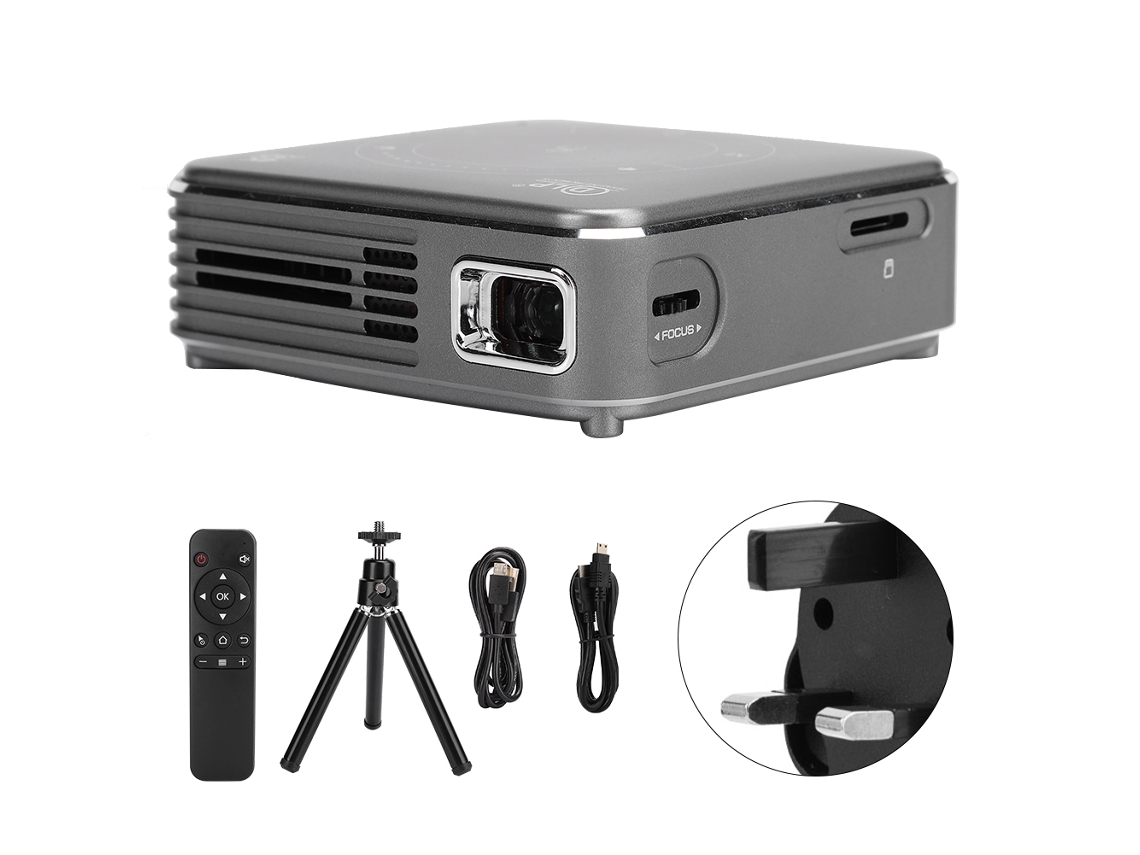 Projetor Portátil Com Decodificação 4k Para Teatro Em Casa