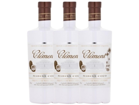 Licor CLÉMENT Schnapp Clément Mahina Coco (0.7 L - 3 unidades)