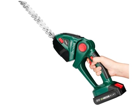 Aparador Sebes Elétrico Portátil Hecus Sem Fio 20000rpm Com 2x Baterias