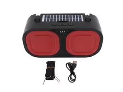 Alto Falante Solar Bluetooth 5.0 Com Luz Led