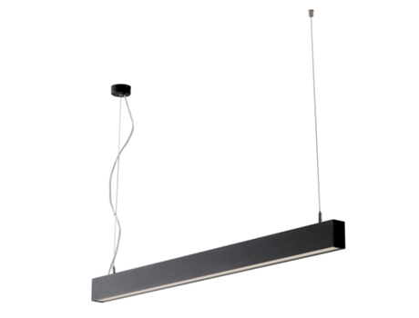 Barra de Led de Suspensão em Alumínio 52W 4000K Luz Natural 2 Mt