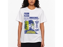 Rockinstone Horror Movies Flesh And Innocence White Adult T-shirt Size:xl