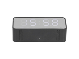 HURRISE G50 Relógio Alto-Falante com Mp3 Player e Alarme Carregador de Relógio de Mesa