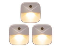 Luz Noite Led Inserida na Parede Liga e Desliga Automaticamente NEVEANCE