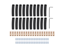 Kit de Porca Conector de Fio Primerox 10 Awg Cobre 20 Conjuntos de Terminal Splicing Elétrico