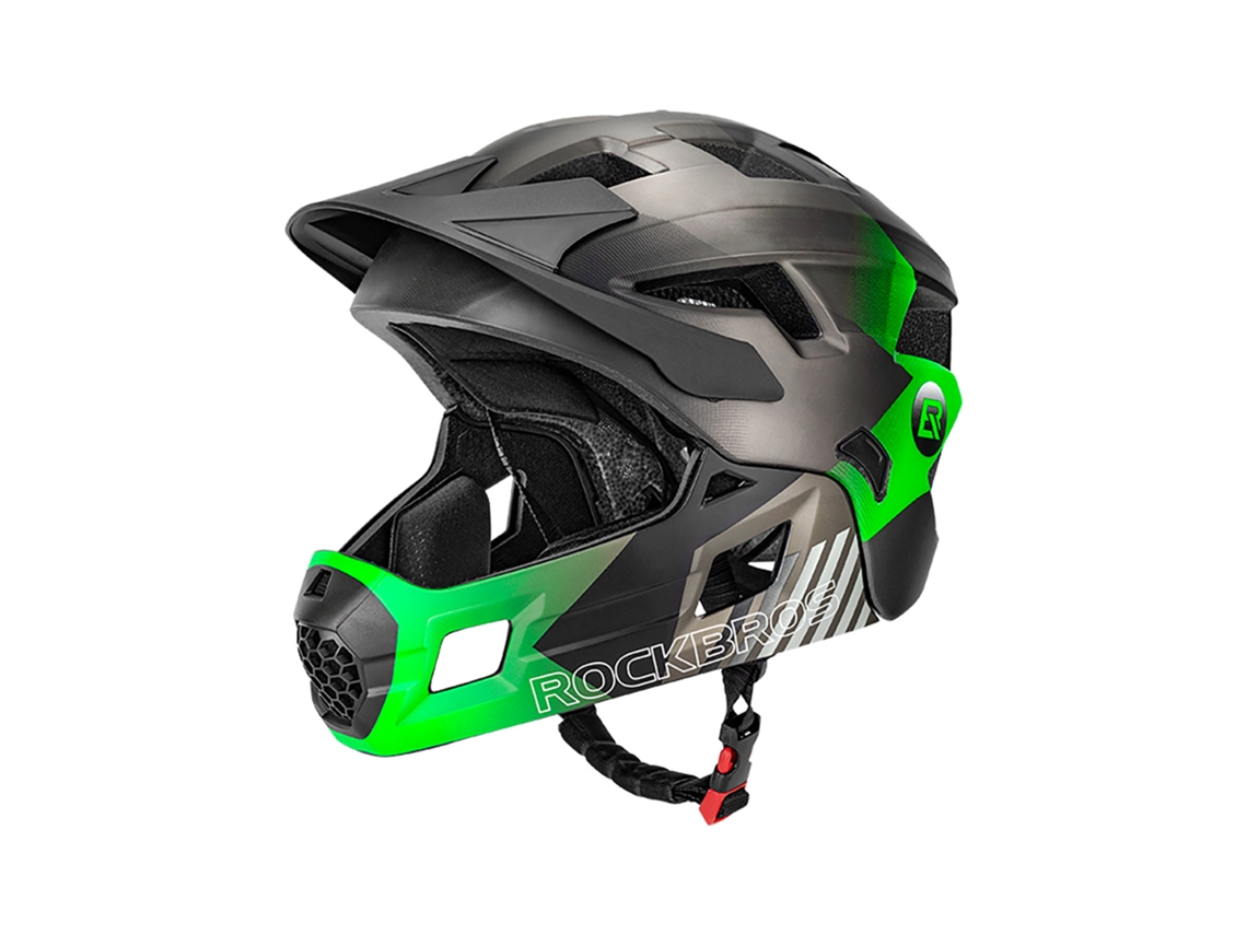Capacete Infantil ROCKBROS com queixeira removível, tamanho S 48-54cm