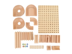 Kit De Construção De Bolinhas De Madeira, Estrutura Estável, Brinquedo Educativo Para Crianças E Adultos.