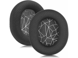 Almofadas De Ouvido Para Steelseries Arctis 3/5/7 Preto / Branco 1 Par Digitallab
