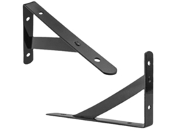 Suporte Triangular Para Prateleira, 2 Peças, Aço Inoxidável, Reforçado