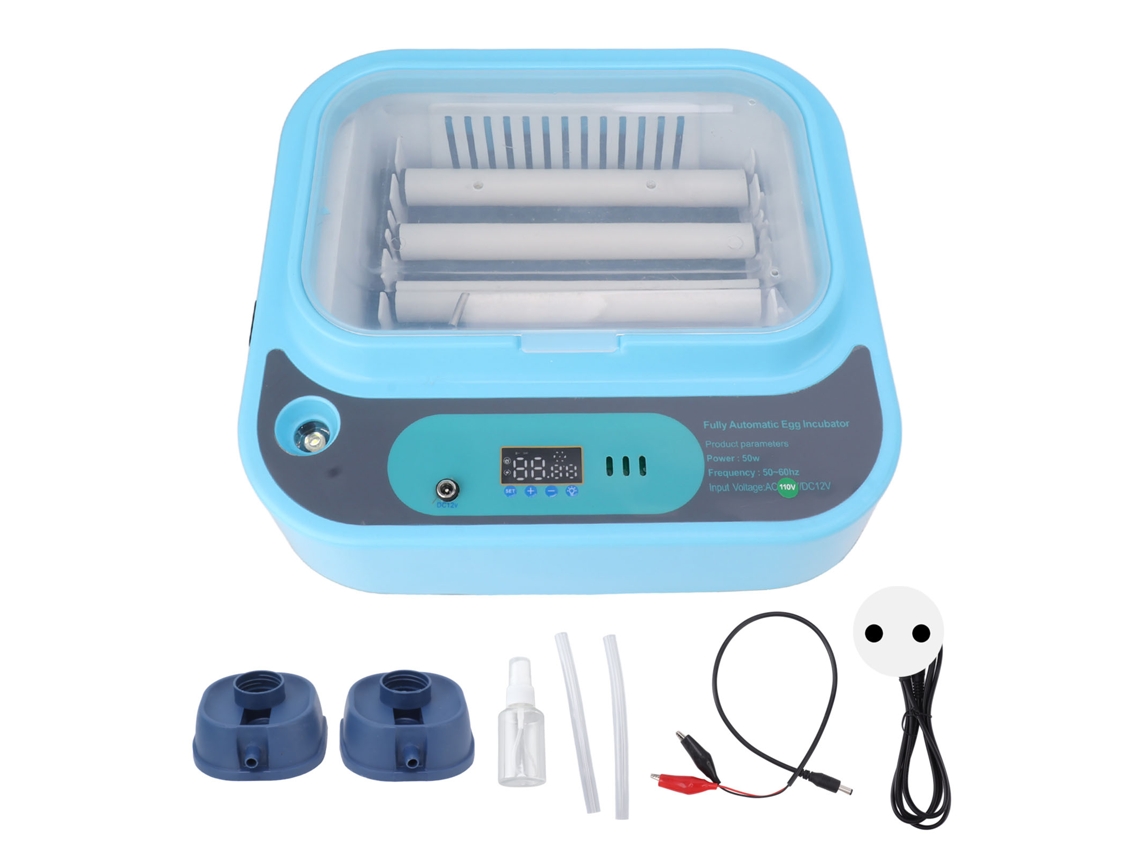 Incubadora Automática 6 Ovos Com Adição De Água E Controle De Temperatura