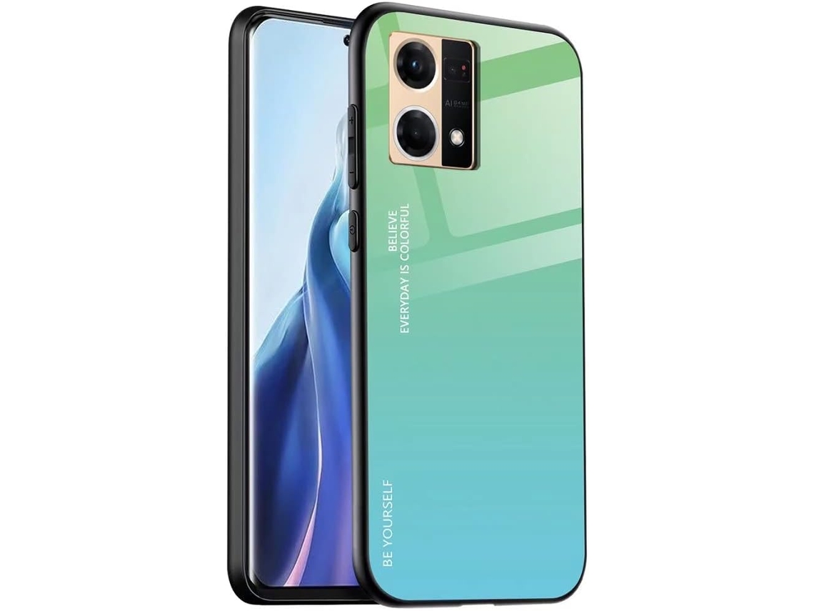 Capa Gradiente para Oppo Reno7 HONGWE. Multicor