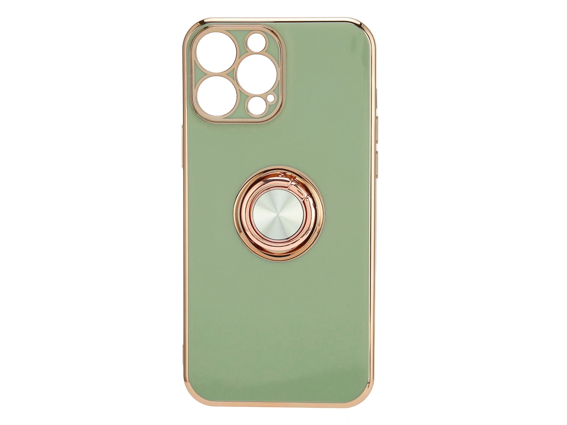 Aetheria capa para Iphone 13 Pro Max com Anel Giratório e Suporte Magnético Tpu Ultra Fina Cor Verde Fruta