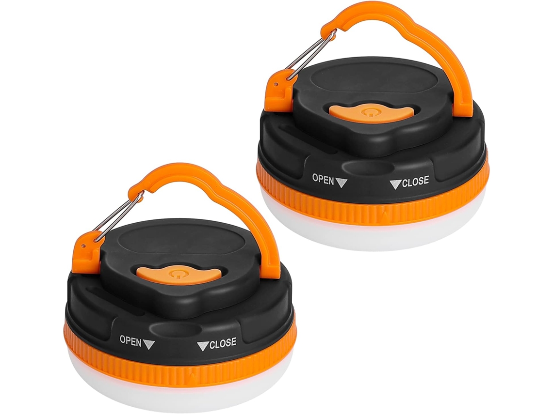 Lanterna De Acampamento Alimentada Por Bateria Pacote Com 2 Lanterna De Acampamento Com Ímã Aquaforge