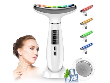 Aparelho Anti Rugas Facial - M6 - 6 Modos - 4 Intensidades - Modo Gelo