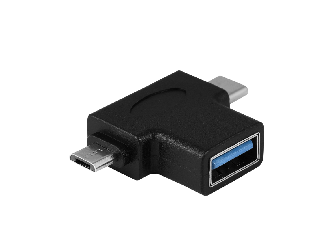 Conversor Otg 2 em 1 LAXISCREED Micro Usb Type C Usb 3.0