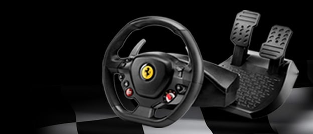 Volante + Pedais THRUSTMASTER T80 Ferrari 488 GTB 