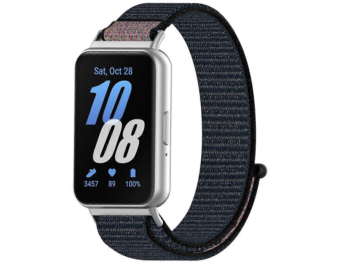 Pulseira De Nylon Com Fecho De Velcro Para Samsung Galaxy Fit 3