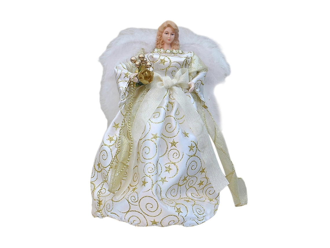 Enfeite De Natal Em Formato De Anjo, Enfeite De Natal Delicado. Loja Olysi