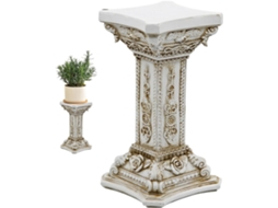 Coluna Grega | Pilares Romanos E Decoração De Colunas | Escultura Floral Em Resina Sintética Para Am Gokoco