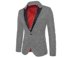 Jaqueta De Traje Masculino Forma Formal De Algodão E Poliéster Para Casamento Na Primavera E Outono Cor Vermelho