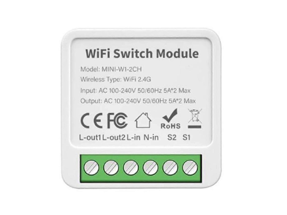 Módulo de interruptor Wi-Fi inteligente Tuya 16A 220V com controle remoto por voz Alexvayotoy