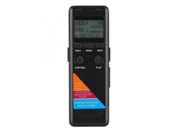 Mini Gravador, Compatível Com Reprodução De Mp3, Adequado Para Entrevistas Em Sala De Aula 16 Gb Yizhood (preto)