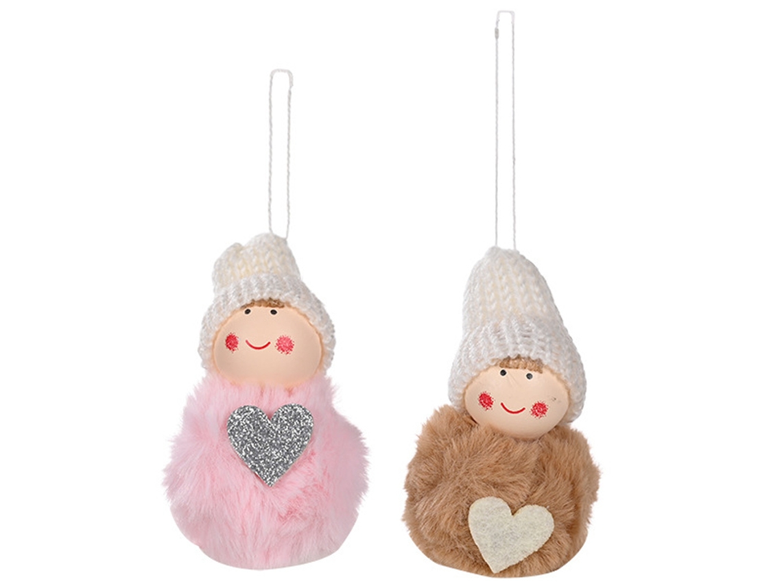 Decoração de Natal Anjo Boneca Pingente Árvore Enfeites Pendurados Artesanato de Natal Decorações de Elfos Estilo 2