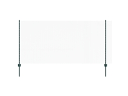 Conjunto 1 Painel De Cerca Vidaxl Verde Aço (50 X 1,2 M)