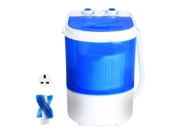 Laxiscreed Máquina De Lavar Compacta Para Roupas Delicadas, Íntimas E De Bebé, Com Funções Completas