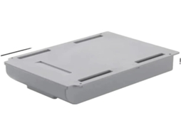 Organizador De Gaveta Deslizante Para Mesa, Conjunto De 2 Peças, Branco, Autoadesivo, Para Maquiagem E Lápis Ideal