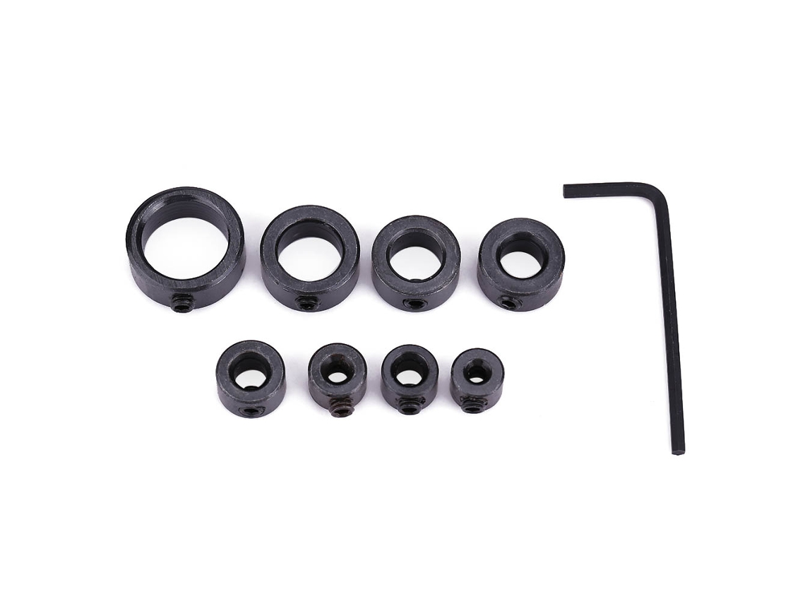 Conjunto De 8 Parafusos De Parada De Profundidade 3 16mm Com Chave Allen Ferramenta Madeira