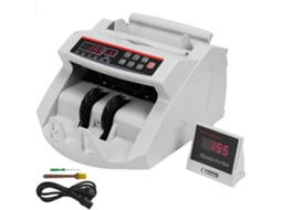 Contador Digital De Cédulas Com Detecção Uv E Mg, Display Led, Portátil, Até 1000 Cédulas/min Tekmaquinas