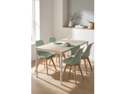 Mesa Retangular Dino 120 X 60 Cm - Madeira Natural