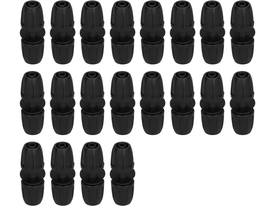 Conjunto De 20 Conectores Para Mangueira, Encaixe Reto Irrigação