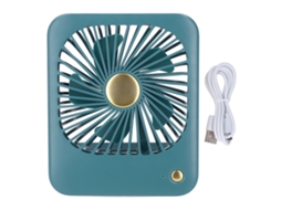 Laxiscreed Ventilador De Mesa Recarregável Usb 3 Velocidades Para Maior Conforto