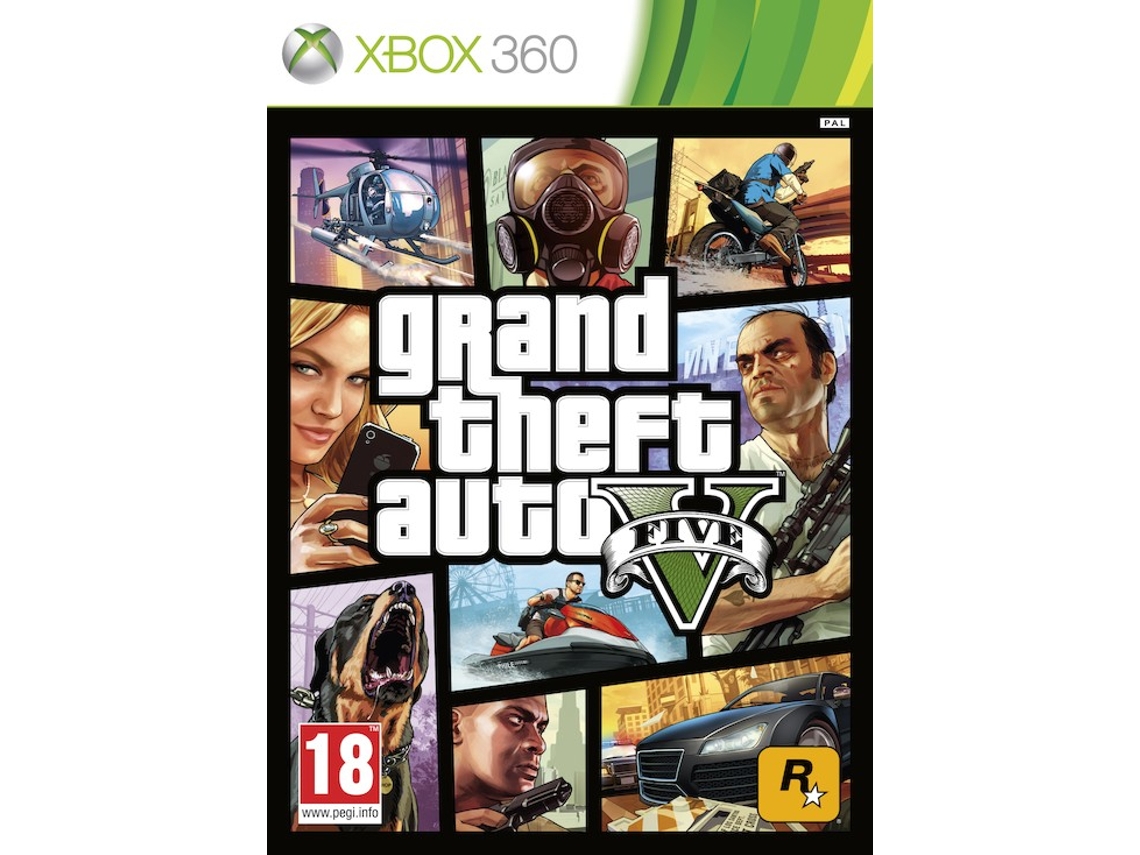 Jogo Xbox 360 Grand Theft Auto V