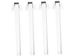 Conjunto De 4 Pés Mesa Dobráveis Metal 28cm, Acessórios De Mobiliário Pequenos E Resistentes Para Mesas Cama Laptop