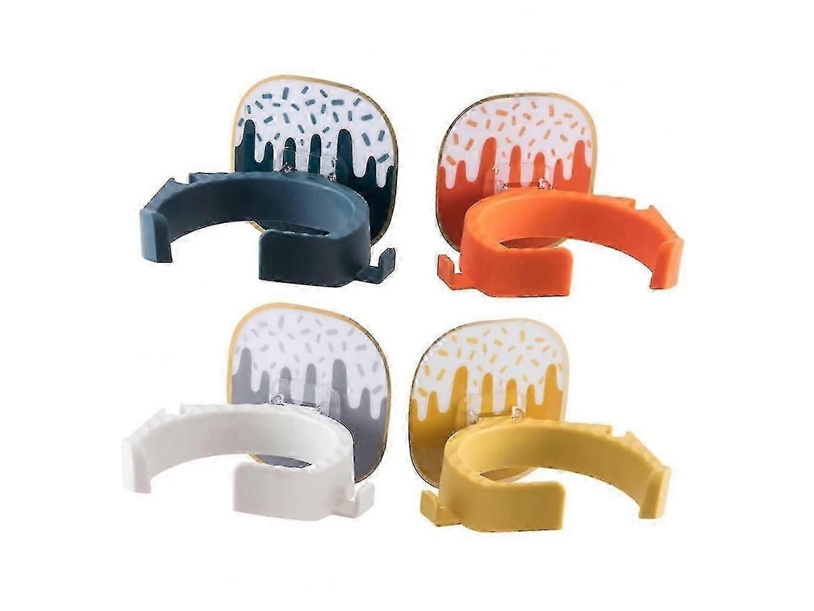 Suporte para Secador de Cabelo , Escova Cabelo, Chapinha, Ganchos Chuv GOKOCO (4 Peças)
