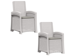 Maison Exclusive - Cadeira De Jardim Reclinável Com Aparência De Rattan 2 Unidades Pp