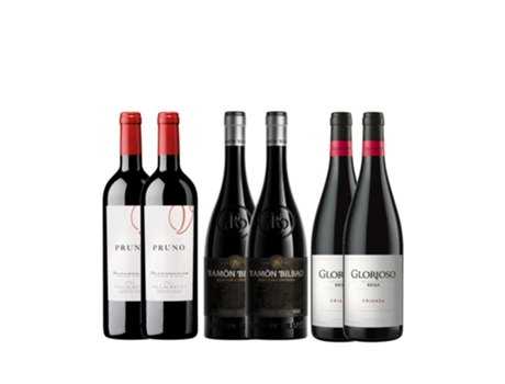 Pack 6 Garrafas Gourmet BODEGA CAMPOLUZ