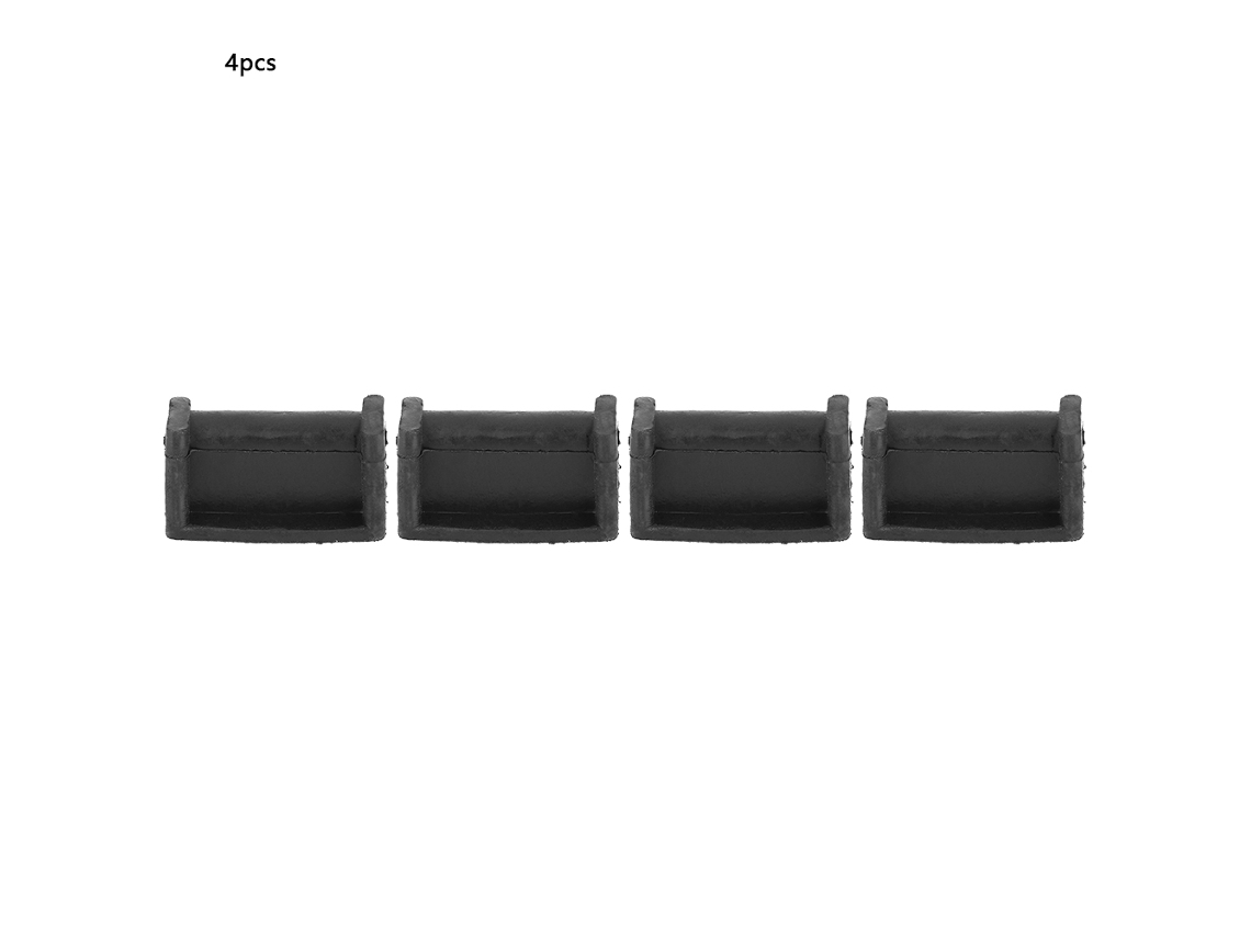 Hkj 4 Peças de Amortecedor de Choque para Gerador Diesel Pequeno 170f 178f 186f Almofada de Buffer Preta