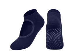 Conjunto de 2 Meias Femininas Antiderrapantes Cores Azul AQUAFORGE