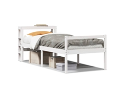 Cama para Idosos com Cabeceira 75x190 Cm Pinho Maciço MAISON EXCLUSIVE