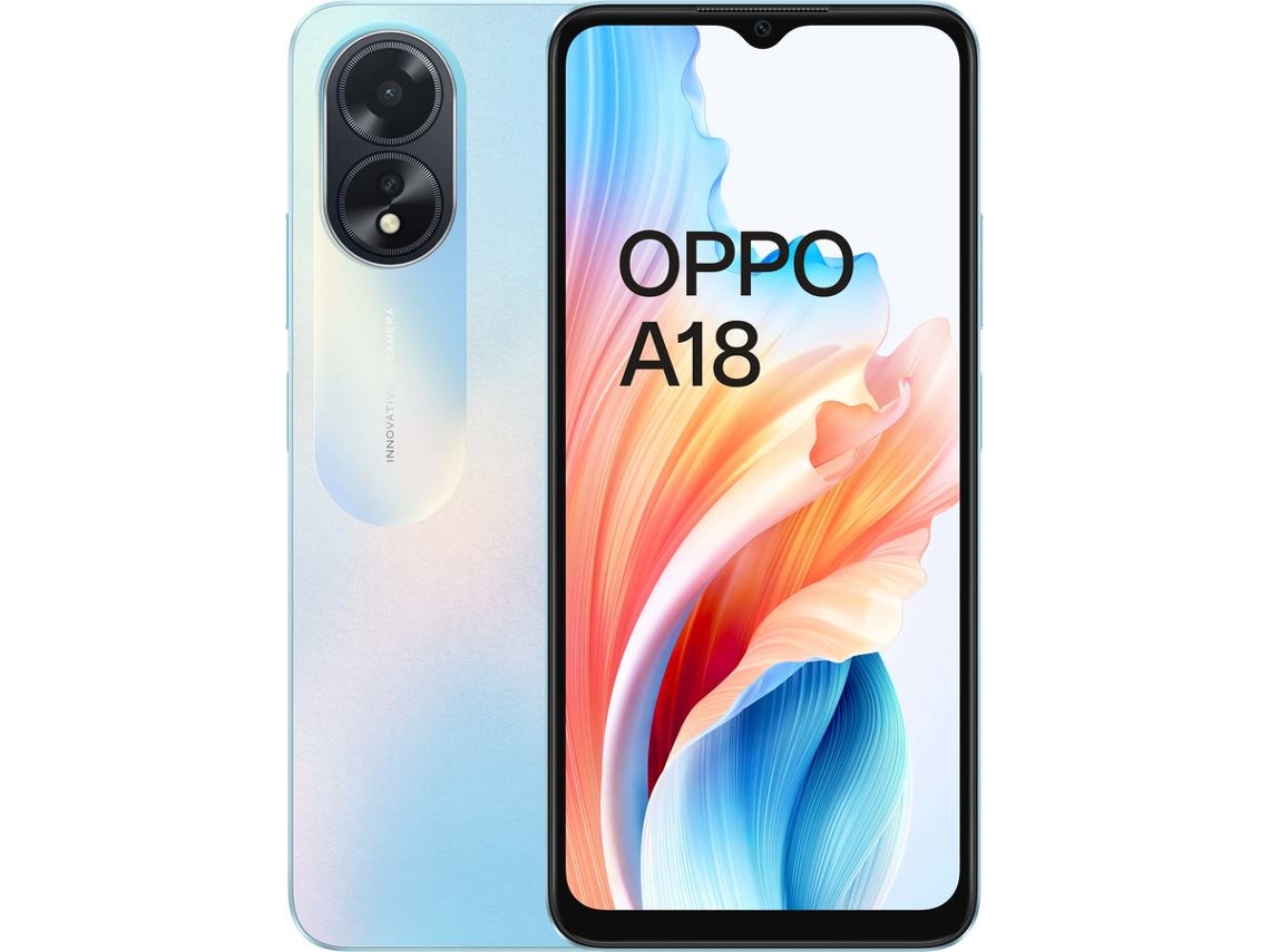 Smartphone OPPO A18 (6.56'' - 4 GB - 128 GB - Azul)