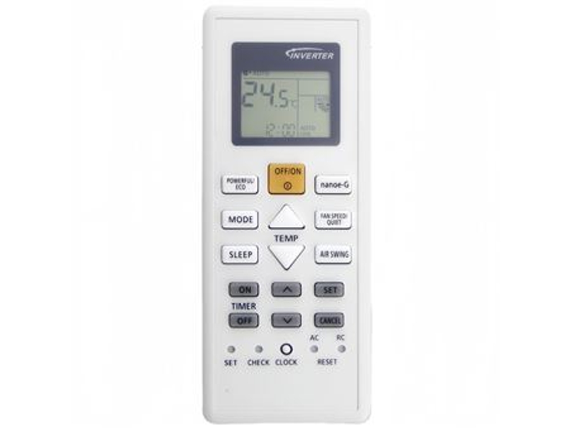 Comando Remoto Compatível Panasonic A75c18090 Para Ar Condicionado | Orysin