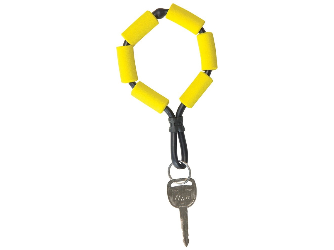 Chaveiro Flutuante Amareloplastimo