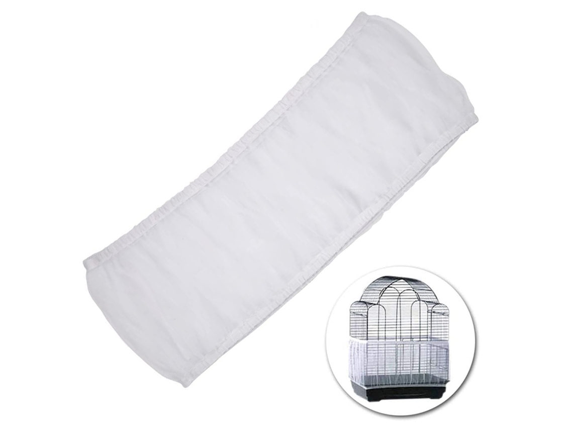 Gaiola Grande de Malha para Pássaros, Branca AQUAFORGE